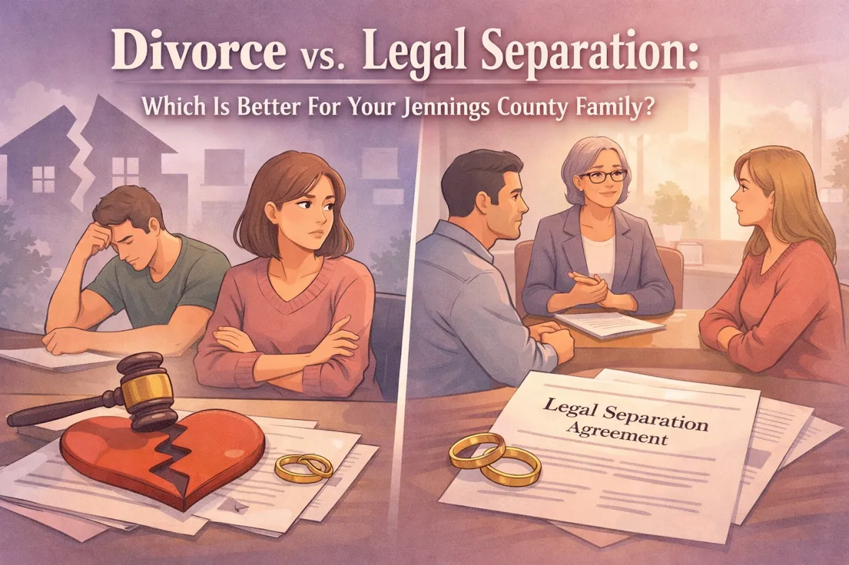 Divorce vs. Legal Separation: Which Is Better For Your Jennings County Family?