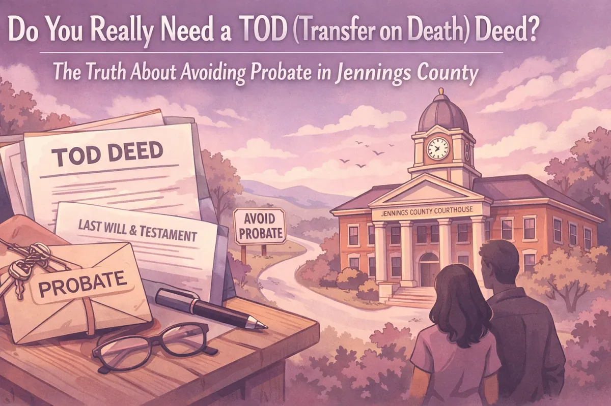 Do You Really Need a TOD (Transfer on Death) Deed? The Truth About Avoiding Probate in Jennings County