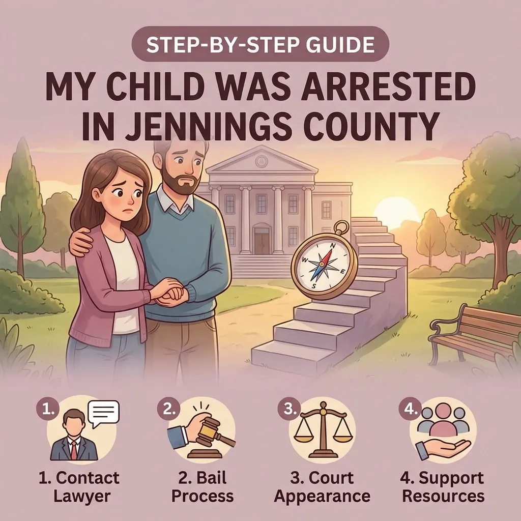 My Child Was Arrested in Jennings County: A Step-by-Step Guide for Stressed Parents
