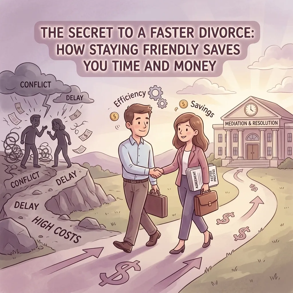 The Secret to a Faster Divorce: How Staying Friendly Saves You Time and Money